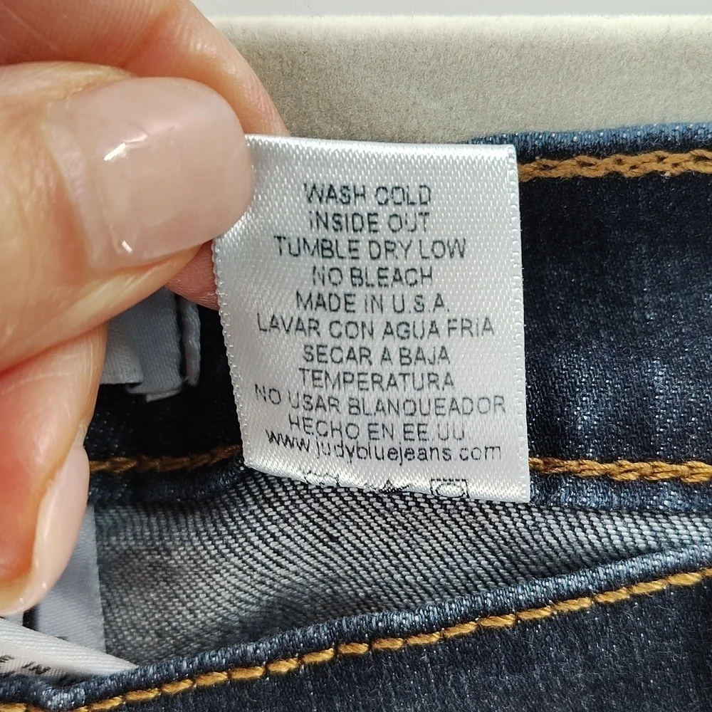 Judy Blue Skinny Jeans Size 1X Stretch Dark Blue